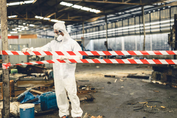 Professional Trauma Scene Cleanup technician working in North East, MD
